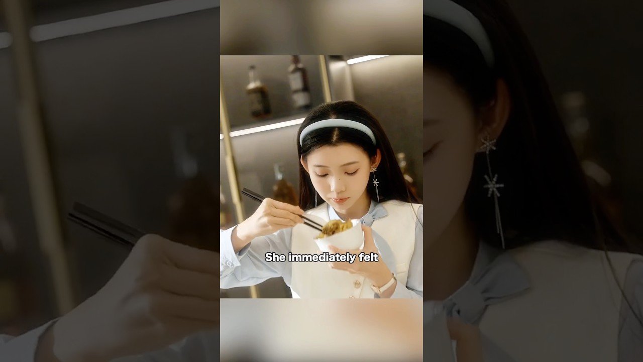 The husband, fearing that his wife was too thin, made her eat meat like crazy#drama #movie